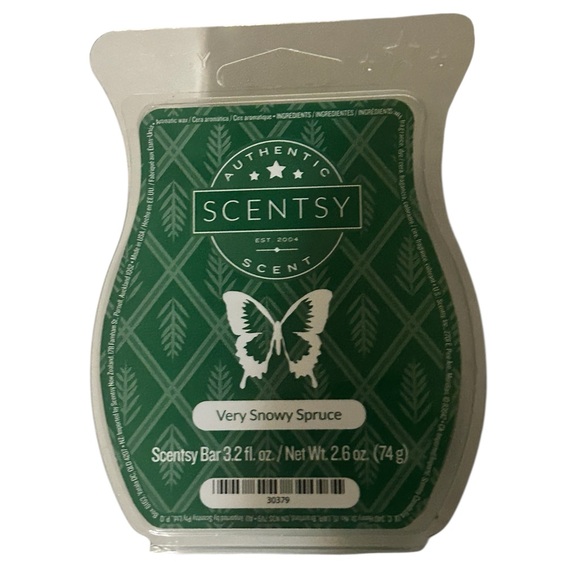 new scentsy very snowy spruce scentsy bar wax melts - Picture 1 of 5